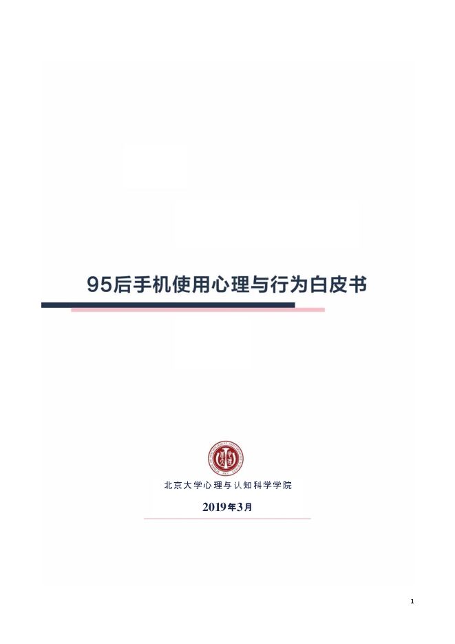 95后手机使用心理与行为白皮书-北京大学心理与认知科学学院-201904.pdf