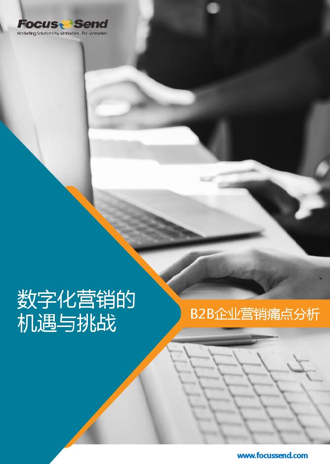 数字化营销的机遇与挑战,B2B企业营销痛点分析-Focussend-201905.pdf 数字化营销的机遇与挑战,B2B企业营销痛点分析-Focussend-201905.pdf
