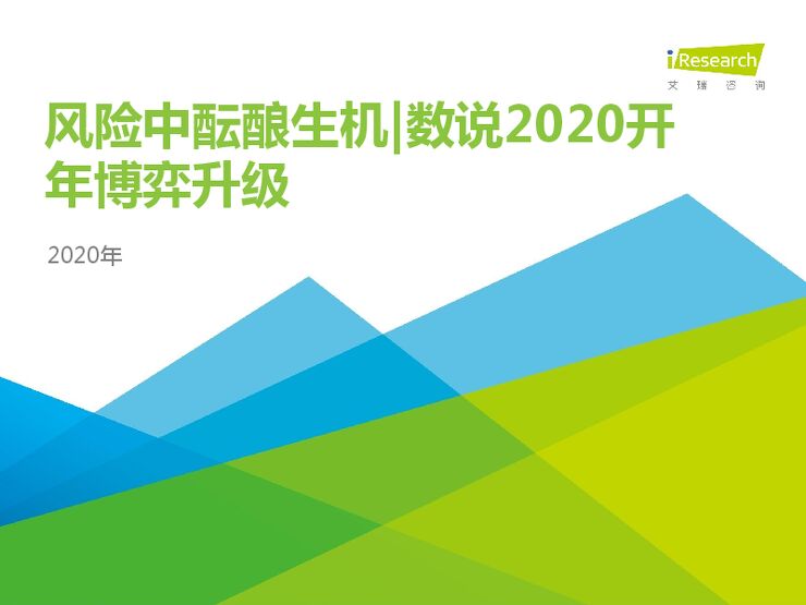 风险中酝酿生机—数说2020开年博弈升级-艾瑞-202003.pdf 风险中酝酿生机—数说2020开年博弈升级-艾瑞-202003.pdf