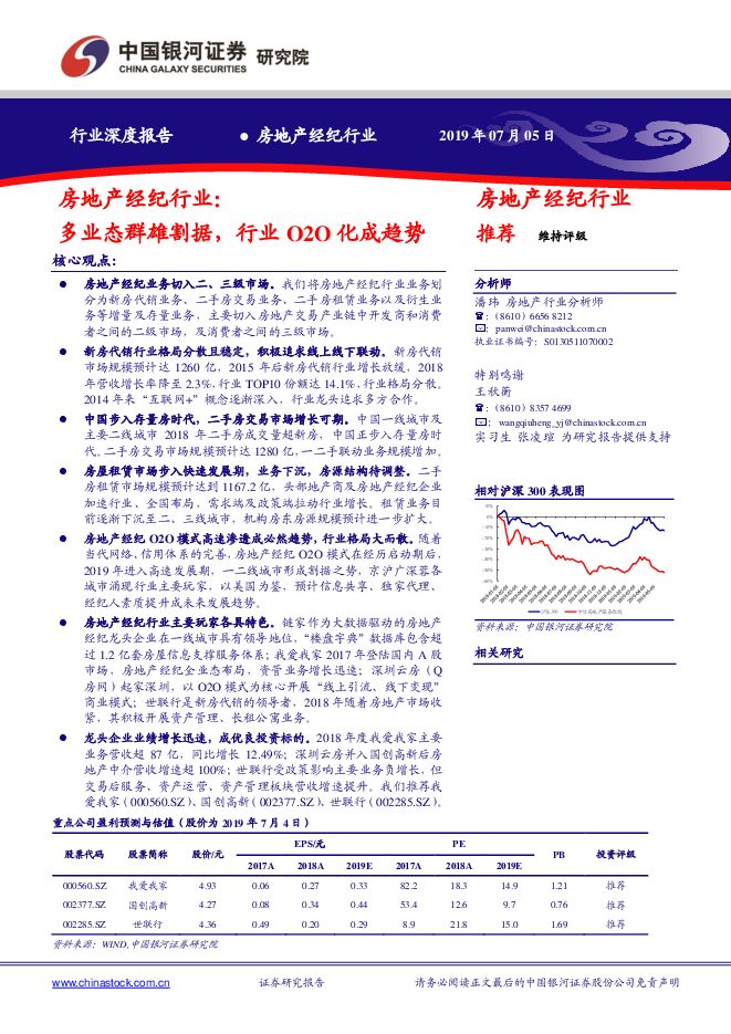 房地产经济行业：多业态群雄割据，行业o2o化成趋势.pdf