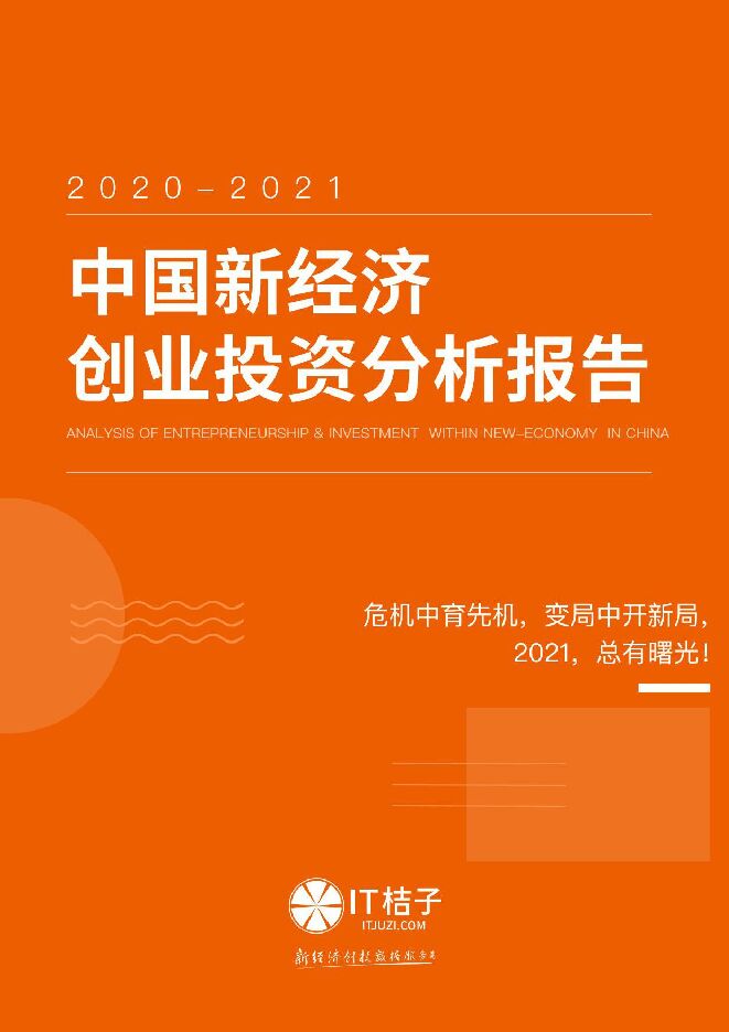 2020-2021中国新经济创业与投资分析报告-IT桔子-202101.pdf 2020-2021中国新经济创业与投资分析报告-IT桔子-202101.pdf