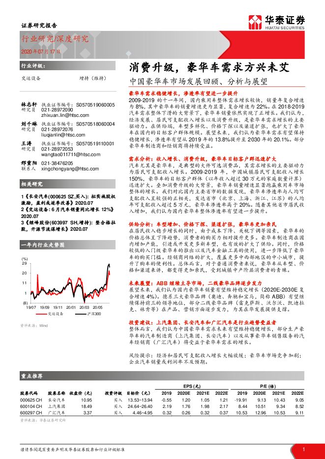 华泰证券：中国豪华车市场发展回顾、分析与展望.pdf