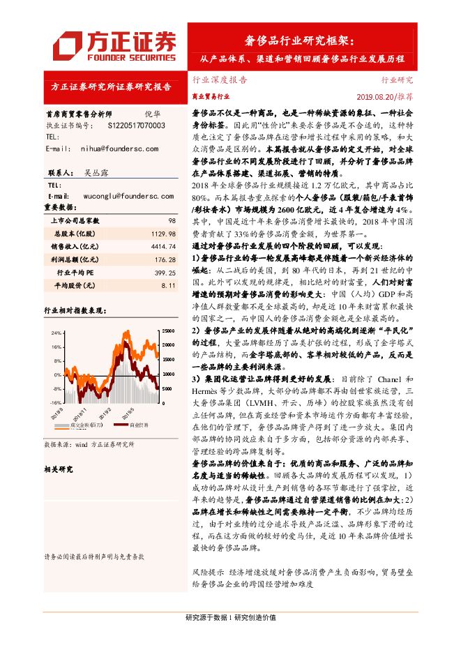 奢侈品行业研究框架:从产品体系、渠道和营销回顾奢侈品行业发展历程.pdf 奢侈品行业研究框架:从产品体系、渠道和营销回顾奢侈品行业发展历程.pdf