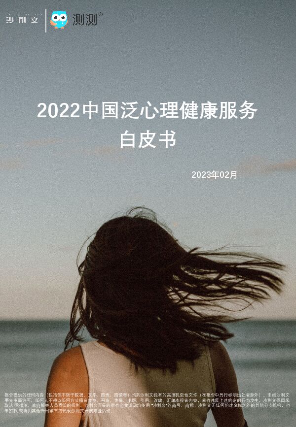 2022泛心理健康服务白皮书-沙利文-202302.pdf 2022泛心理健康服务白皮书-沙利文-202302.pdf