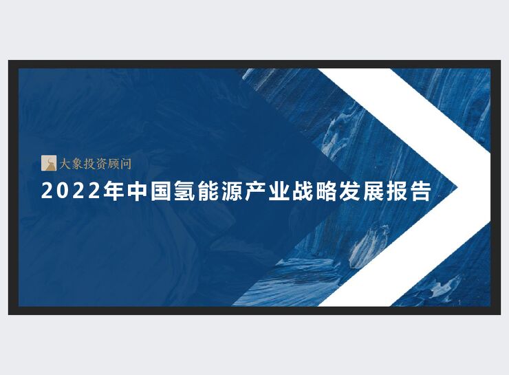 【大象研究院】2022年中国氢能源产业战略发展报告.pdf 【大象研究院】2022年中国氢能源产业战略发展报告.pdf