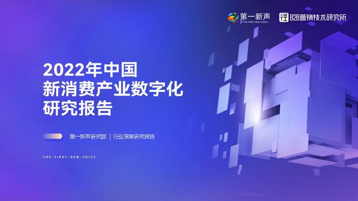 第一新声研究部-消费行业:2022年中国新消费产业数字化研究报告-230313.pdf 第一新声研究部-消费行业:2022年中国新消费产业数字化研究报告-230313.pdf
