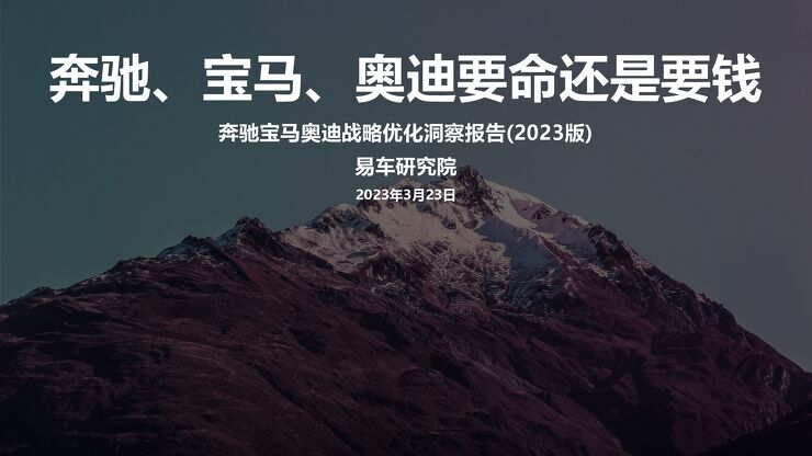 奔驰宝马奥迪战略优化洞察报告(2023版)-2023-03-企业研究(1).pdf 奔驰宝马奥迪战略优化洞察报告(2023版)-2023-03-企业研究(1).pdf
