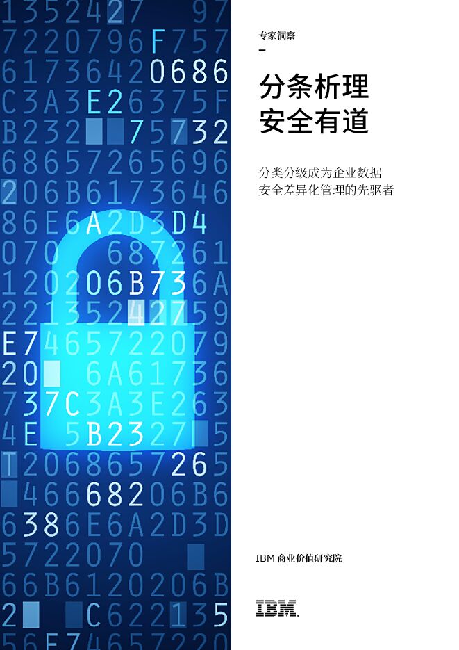 IBM-分条析理,安全有道:分类分级成为企业数据安全差异化管理的先驱者-2021.2.pdf IBM-分条析理,安全有道:分类分级成为企业数据安全差异化管理的先驱者-2021.2.pdf