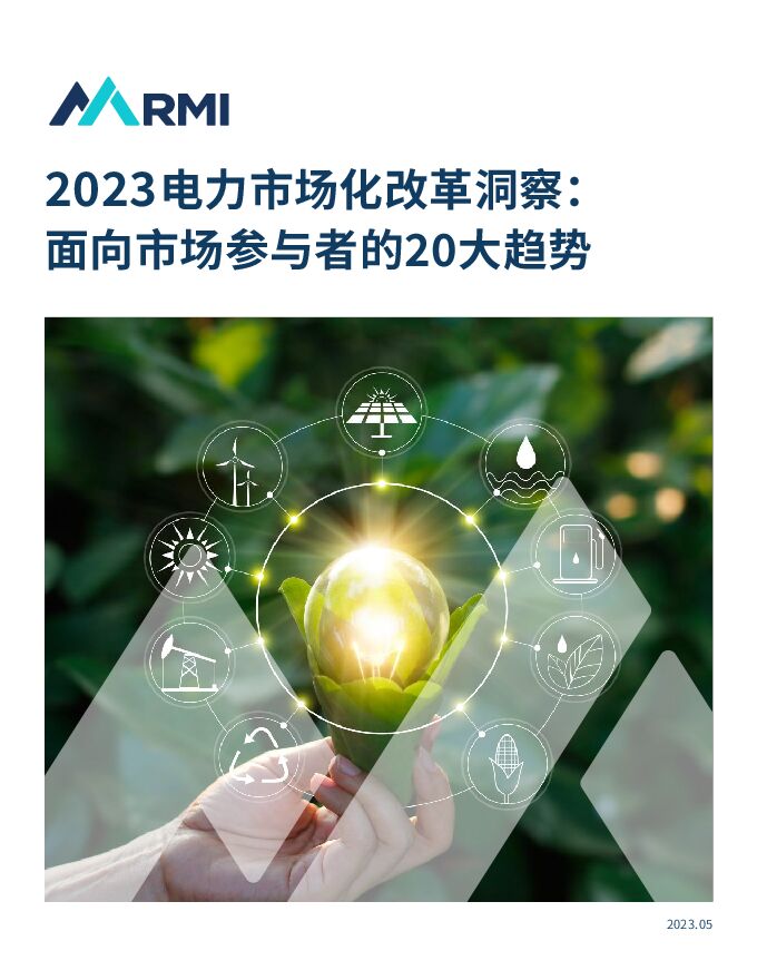 【RMI】2023电力行业市场化改革洞察:面向市场参与者的20大趋势.pdf 【RMI】2023电力行业市场化改革洞察:面向市场参与者的20大趋势.pdf
