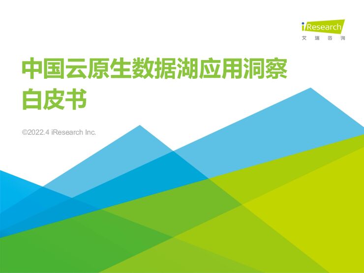 中国云原生数据湖应用洞察白皮书.pdf