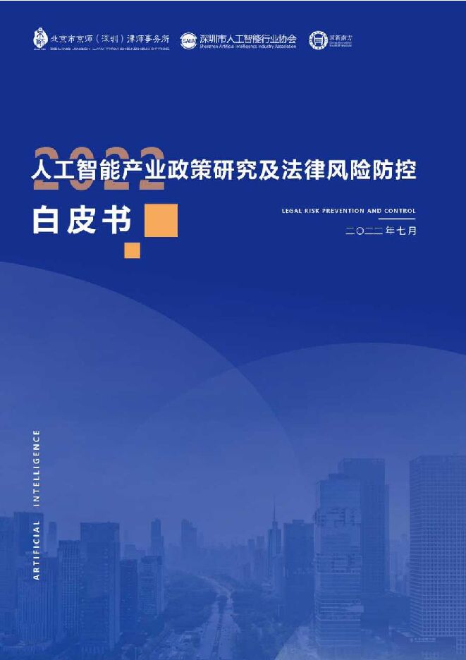 2022人工智能产业政策研究及法律风险防控白皮书.pdf
