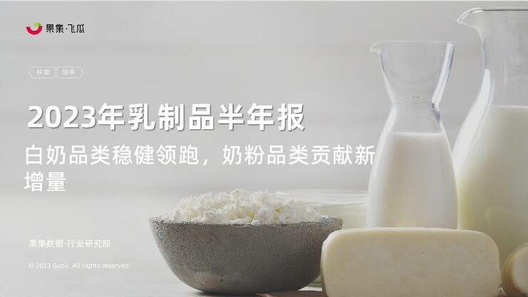 2023年乳制品抖音快手半年报-果集飞瓜-202307.pdf 2023年乳制品抖音快手半年报-果集飞瓜-202307.pdf