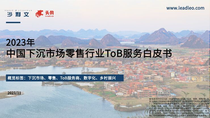 2023年中国下沉市场零售行业ToB服务白皮书-沙利文-202311.pdf 2023年中国下沉市场零售行业ToB服务白皮书-沙利文-202311.pdf