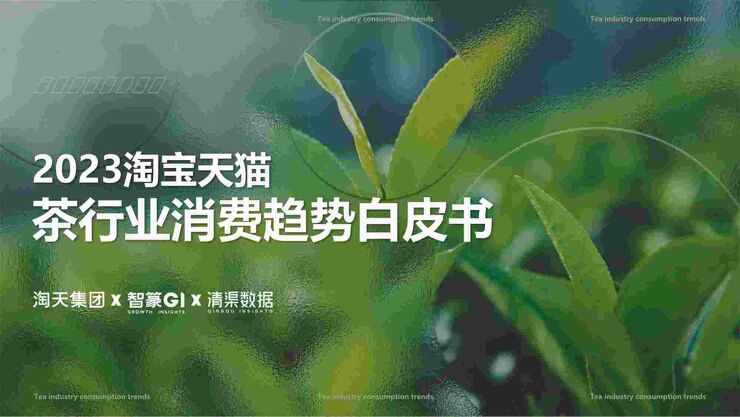 2023淘宝天猫茶行业消费趋势白皮书-淘天集团x智篆GIx清渠数据-202309.pdf 2023淘宝天猫茶行业消费趋势白皮书-淘天集团x智篆GIx清渠数据-202309.pdf