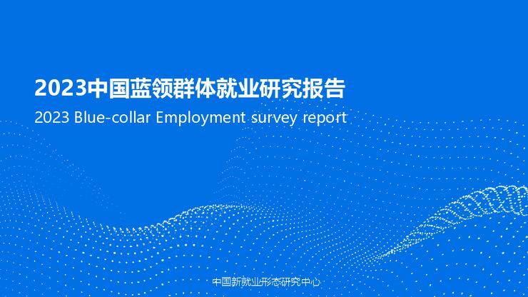 2023中国蓝领群体就业研究报告-中国新就业形态研究中心-202401.pdf 2023中国蓝领群体就业研究报告-中国新就业形态研究中心-202401.pdf