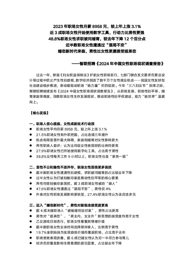 2024中国女性职场现状调查报告-智联招聘-202403.pdf 2024中国女性职场现状调查报告-智联招聘-202403.pdf