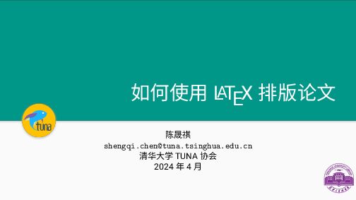 清华大学出品《如何使用Latex排版论文》（65页）.pdf