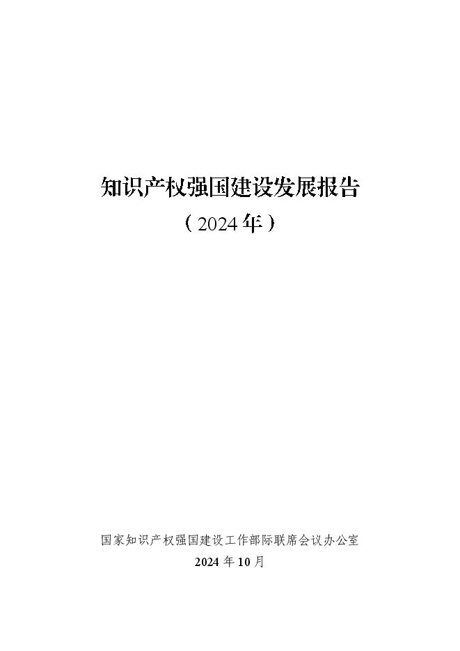 知识产权强国建设发展报告2024-2024.10-79页.pdf 知识产权强国建设发展报告2024-2024.10-79页.pdf