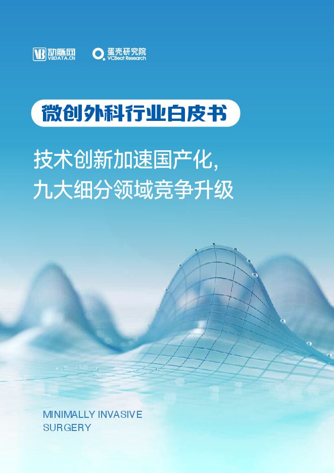 2024年微创外科行业白皮书—技术创新加速国产化,九大细分领域竞争升级-动脉网-202412.pdf 2024年微创外科行业白皮书—技术创新加速国产化,九大细分领域竞争升级-动脉网-202412.pdf