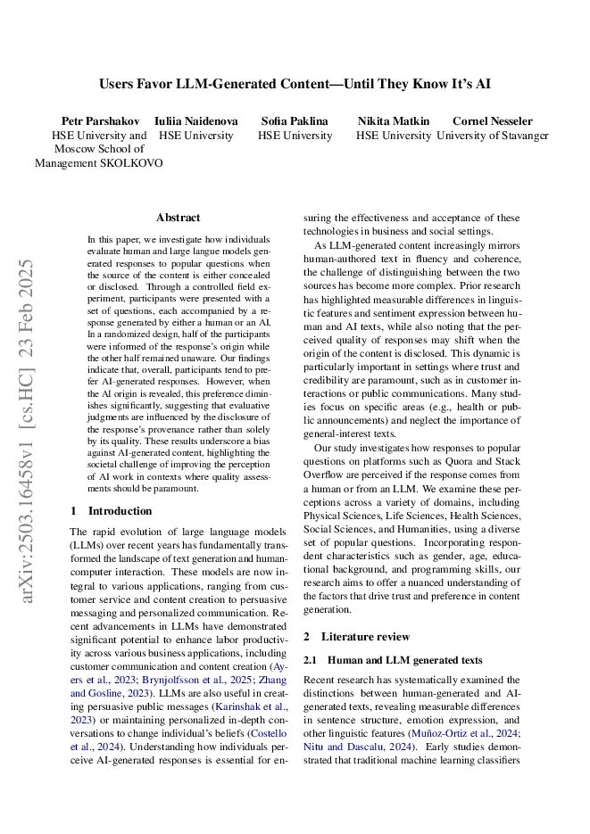 用户偏爱LLM生成内容——直到发现是AI所为.pdf