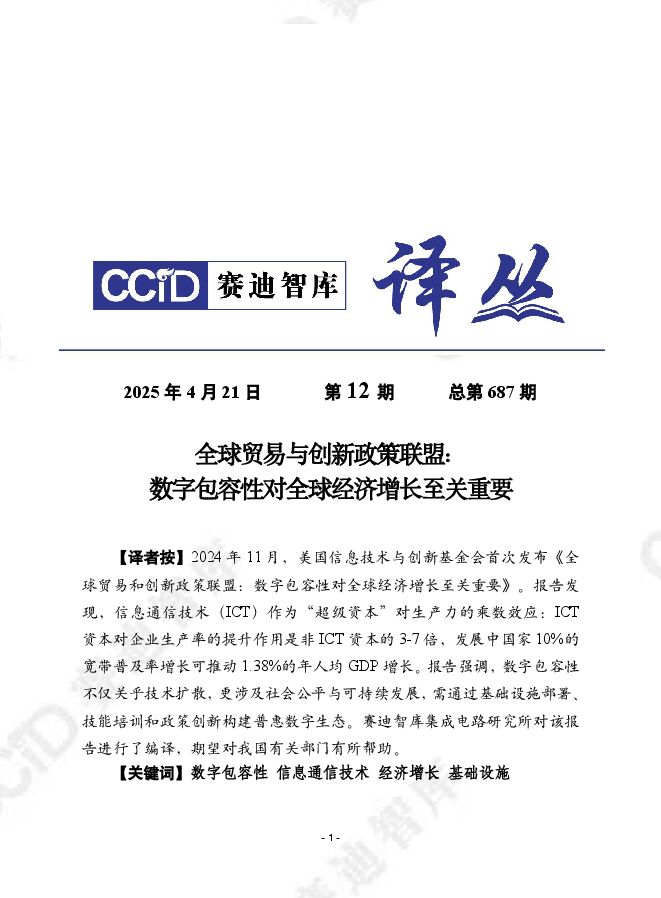 全球贸易和创新政策联盟:数字包容性对全球经济增长至关重要.pdf 全球贸易和创新政策联盟:数字包容性对全球经济增长至关重要.pdf