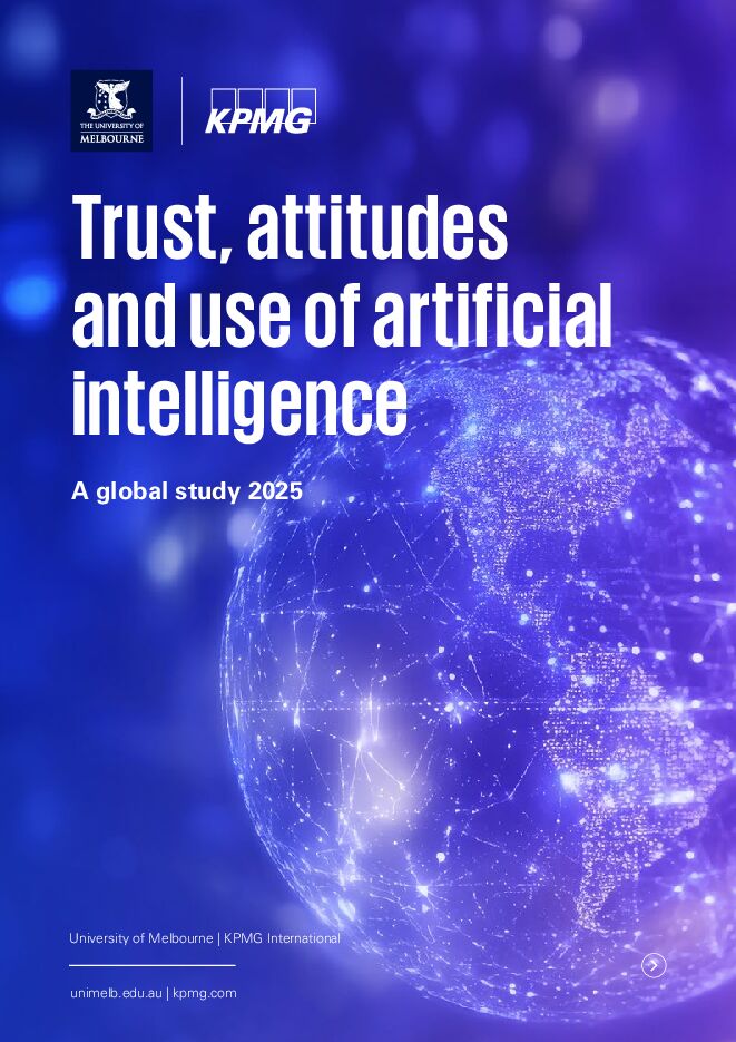 全球調研揭示AI信任度依舊面臨挑戰：技術紅利與風險隱憂並存 Trust, attitudes and use of artificial intelligence：A global study 2025.pdf