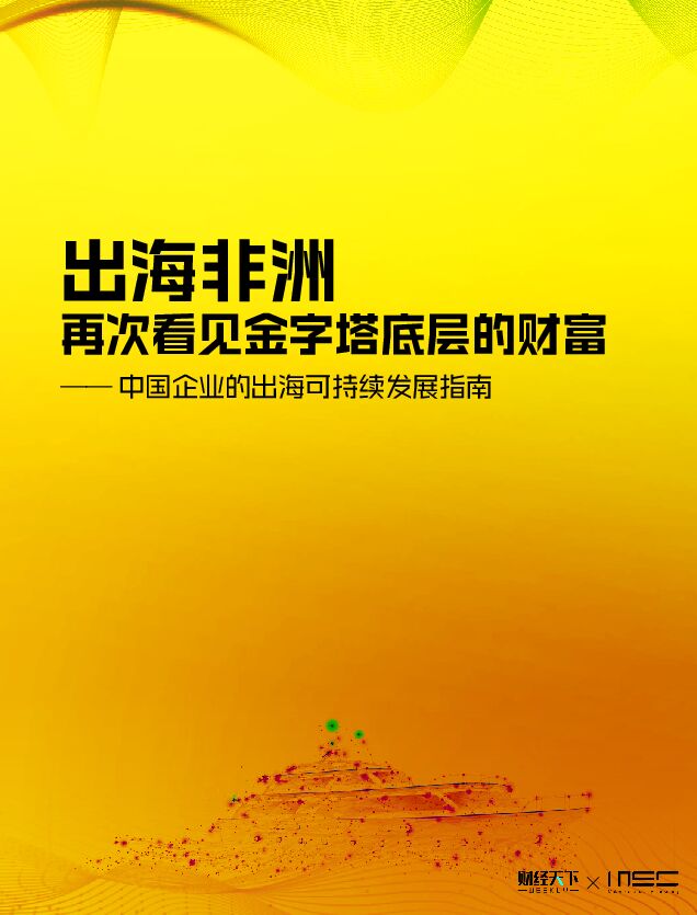 出海非洲：再次看见金字塔底层的财富