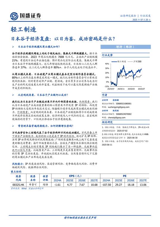 日本谷子经济复盘：以日为鉴，成功密码是什么？-国盛证券-202507.pdf