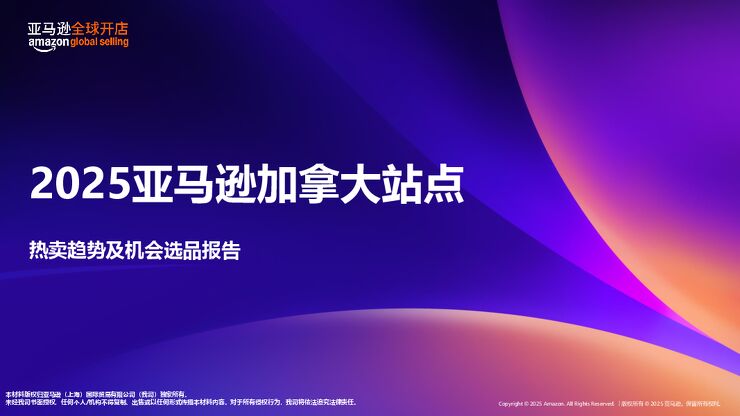2025年亚马逊加拿大站点热卖趋势及机会选品报告.pdf 2025年亚马逊加拿大站点热卖趋势及机会选品报告.pdf
