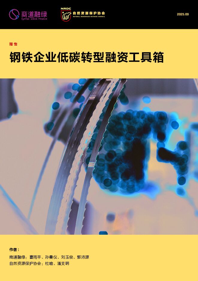 钢铁企业低碳转型融资工具箱.pdf