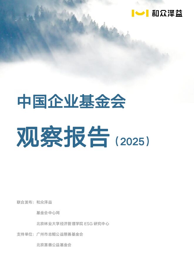 中国企业基金会观察报告（2025）.pdf