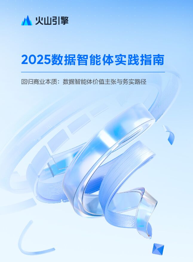 2025数据智能体实践指南：技术架构、应用场景、实施路径.pdf