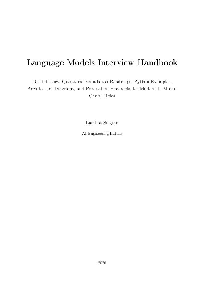2026大模型与生成式AI面试与工程实践全指南.pdf