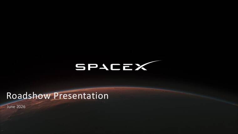 SpaceX 上市路演PPT2026.pdf SpaceX 上市路演PPT2026.pdf
