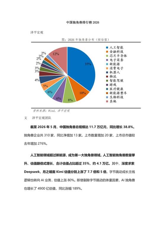 中国独角兽排行榜2026-泽平宏观-202606.pdf 中国独角兽排行榜2026-泽平宏观-202606.pdf