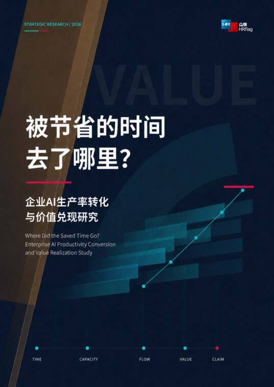 2026年被节省的时间去了哪里:企业AI生产率转化与价值兑现研究报告-众旗HRflag-202607.pdf 2026年被节省的时间去了哪里:企业AI生产率转化与价值兑现研究报告-众旗HRflag-202607.pdf