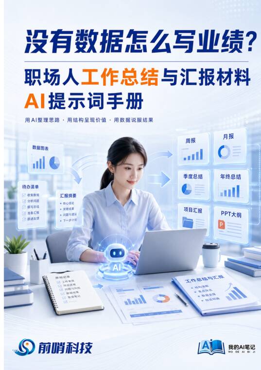 没有数据怎么写业绩—职场人工作总结与汇报材料AI提示词手册-前哨AI-202607.pdf