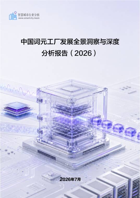 中国词元工厂发展全景洞察与深度分析报告(2026)-智慧城市行业分析-202607.pdf 中国词元工厂发展全景洞察与深度分析报告(2026)-智慧城市行业分析-202607.pdf